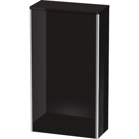 Duravit XSQUARE mobile 880x500x236mm apertura sinistra nero lucido