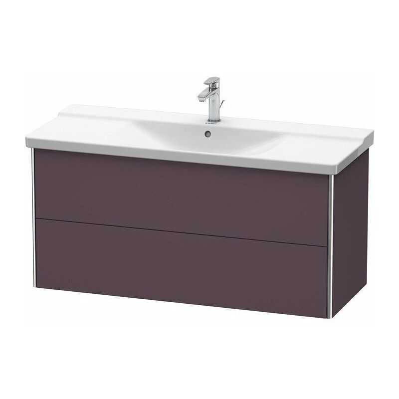 

Duravit - Mueble bajo lavabo XSQUARE 565x1210x473mm Berenjena satinada