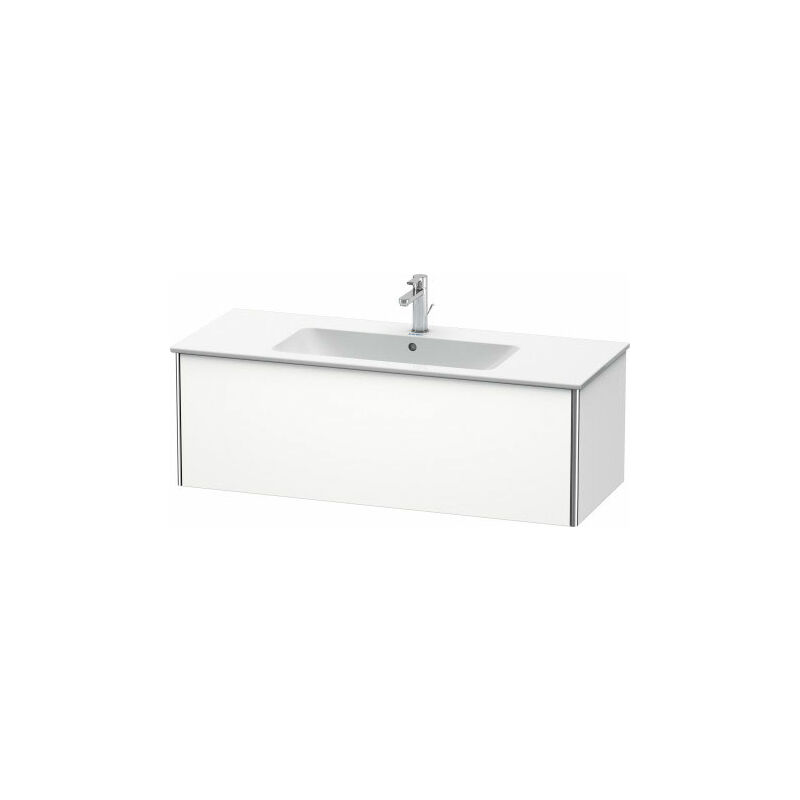 

Duravit XSquare Mueble de pared 121.0 x 47.8 cm, 1 cajón, para lavabo ME de Starck 233612, Color (frente/cuerpo): Flanela Gris seda lacado mate