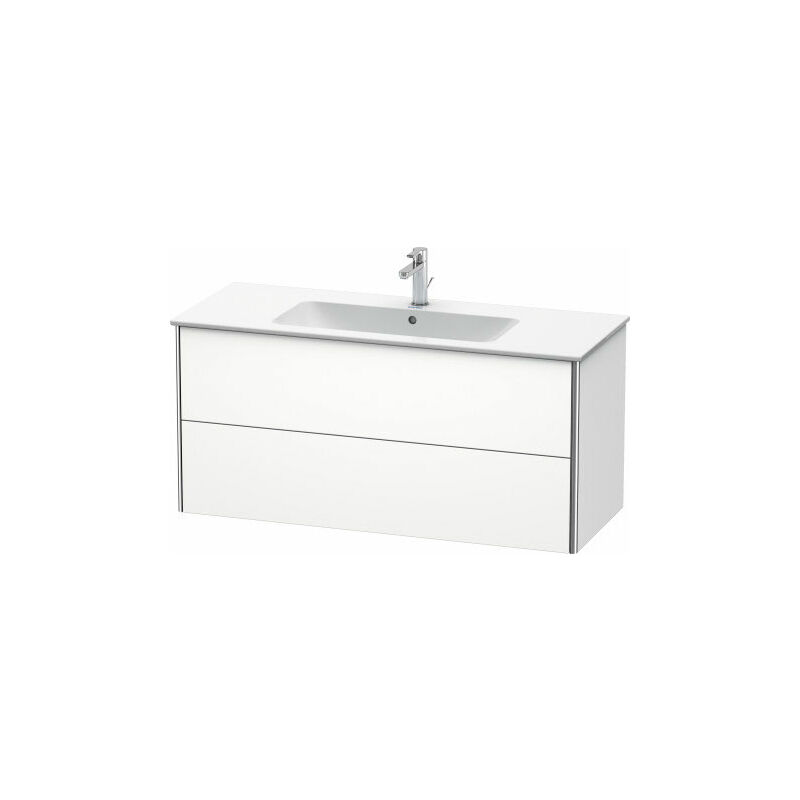 

Duravit XSquare Mueble de pared 121.0 x 47.8 cm, 2 cajones, para lavabo ME de Starck 233612, Color (frente/cuerpo): Cappuccino laca alto brillo