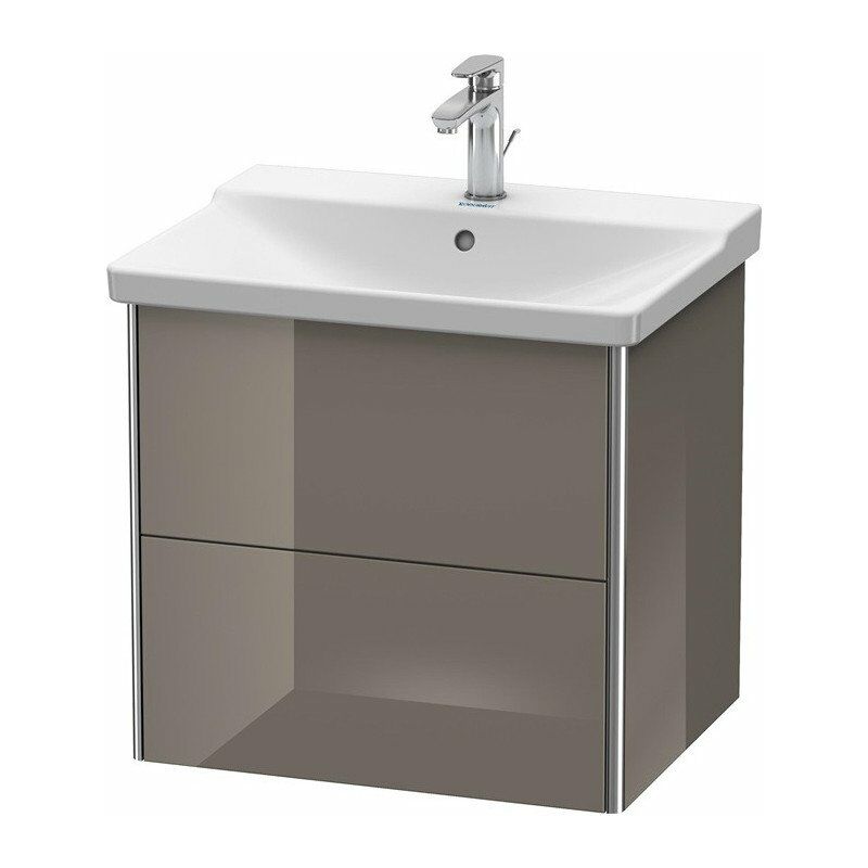 

Duravit - Mueble bajo lavabo XSQUARE 565x610x473mm franela gris brillo