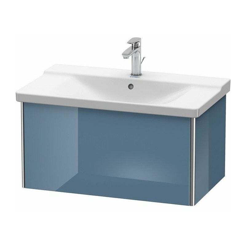 

Duravit - Mueble bajo lavabo XSQUARE 405x810x473mm azul piedra brillante