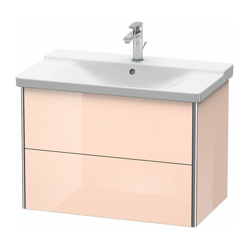

Duravit - Mueble bajo lavabo XSQUARE 565x810x473mm perla albaricoque alto brillo