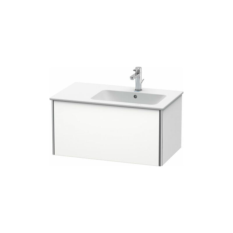 

Duravit XSquare Mueble de pared 81.0 x 47.8 cm, 1 cajón, para lavabo ME de Starck 233683, 234583, 234683, Color (frente/cuerpo): Blanco seda lacado