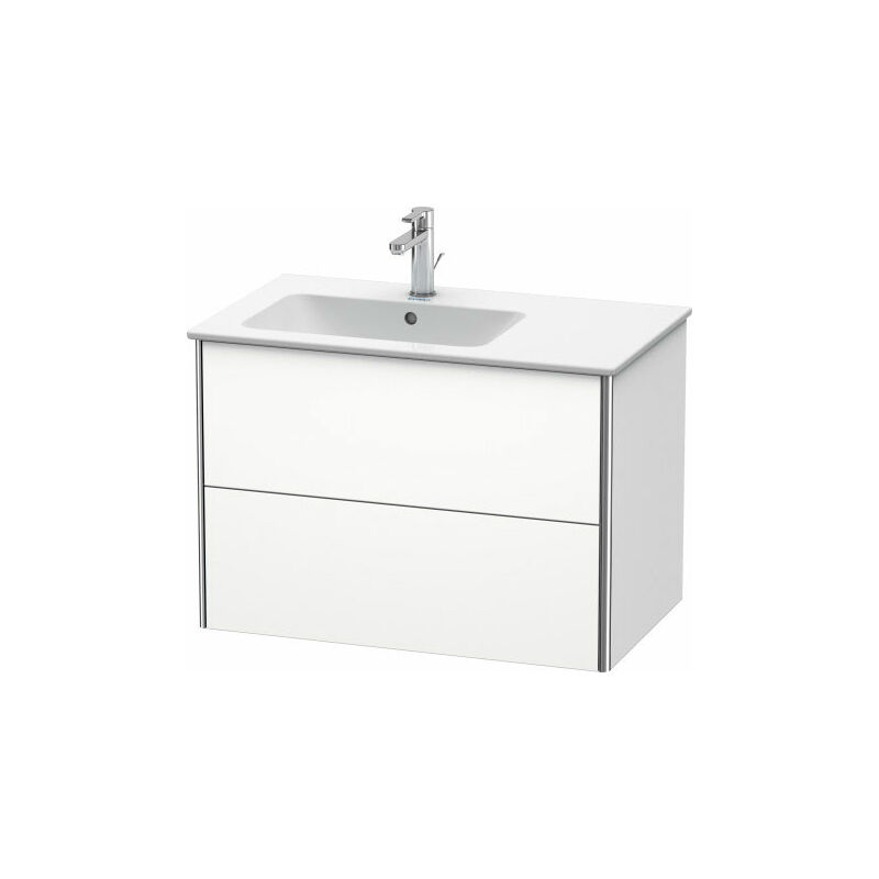 

Duravit XSquare Mueble de pared 81.0 x 47.8 cm, 2 cajones, para el lavabo ME de Starck 234583, bol a la izquierda, Color (frente/cuerpo): Decoración