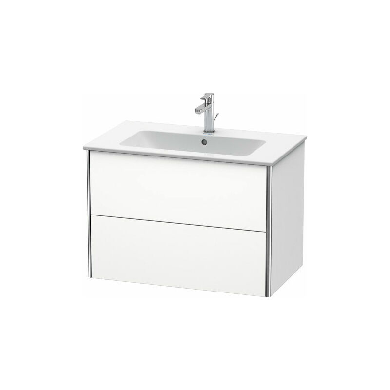 

Duravit XSquare Mueble de pared 81.0 x 47.8 cm, 2 cajones, para lavabo ME de Starck 233683, Color (frente/cuerpo): Albaricoque Perla seda laca mate