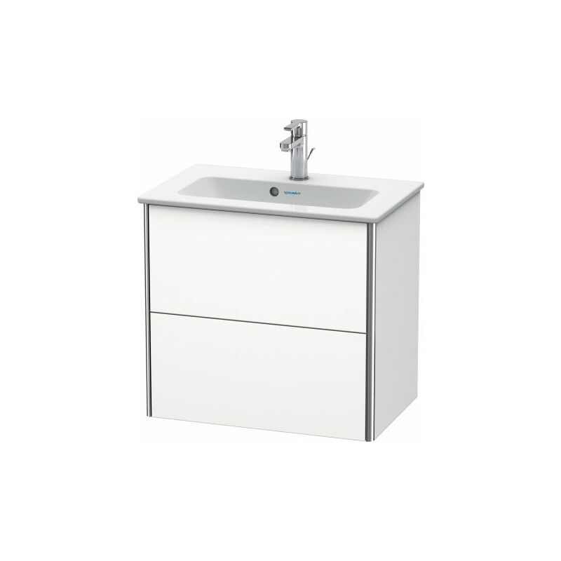 

Duravit XSquare Mueble de pared compacto 61,0x38,8 cm, 2 cajones, para lavabo ME de Starck 234263, Color (frente/cuerpo): Laca de alto brillo