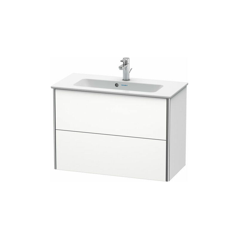 

Duravit XSquare Mueble de pared compacto 81,0x38,8 cm, 2 cajones, para lavabo ME de Starck 234283, Color (frente/cuerpo): Laca de color gris franela