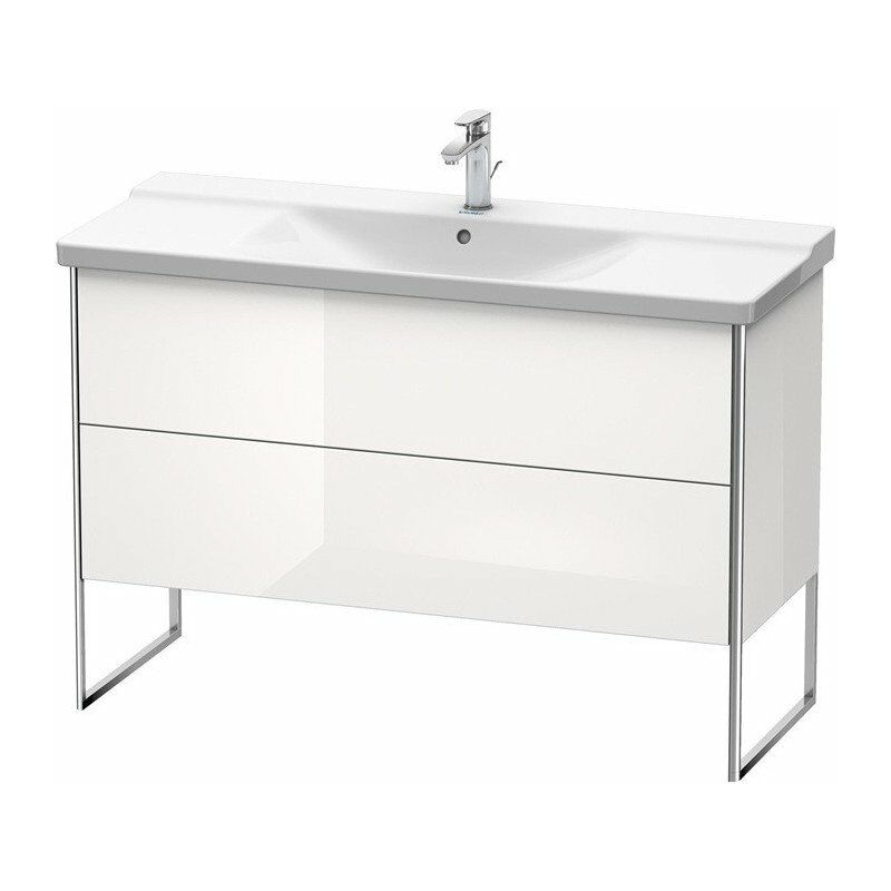 

Duravit - Mueble bajo lavabo XSQUARE 805x1210x473mm albaricoque perla alto brillo