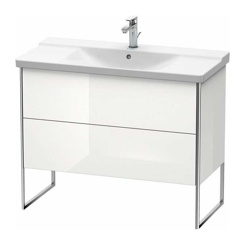 

Duravit - Mueble bajo lavabo XSQUARE 805x1010x473mm blanco brillo falta