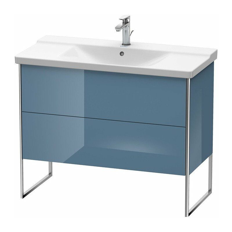 

Duravit - Mueble bajo lavabo XSQUARE 805x1010x473mm azul piedra brillante