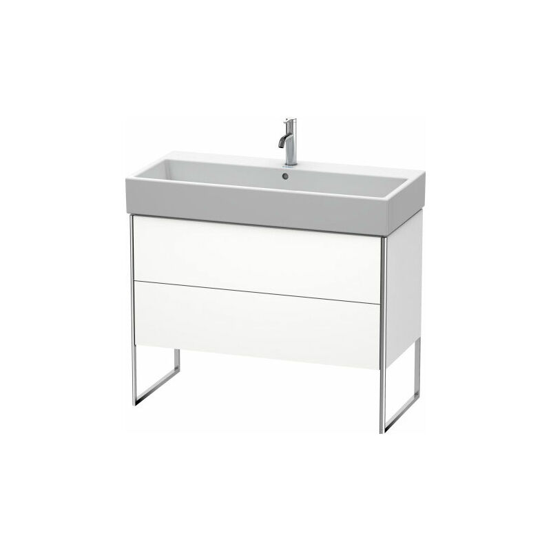 

Duravit XSquare Mueble de pie 98,4x 46,0 cm, 2 cajones, para lavabo Vero Air 235010, Color (frente/cuerpo): Grafito Mate Decoración - XS447604949