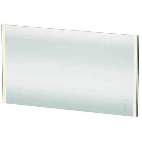 Duravit XSquare Spiegel mit LED- Beleuchtung, mit Spiegelheizung,