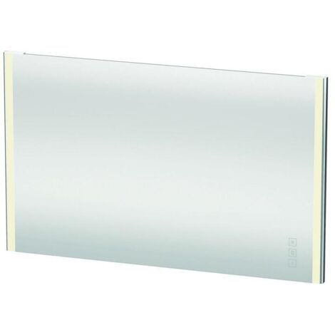 Duravit XSquare Spiegel mit LED- Beleuchtung, mit Spiegelheizung,