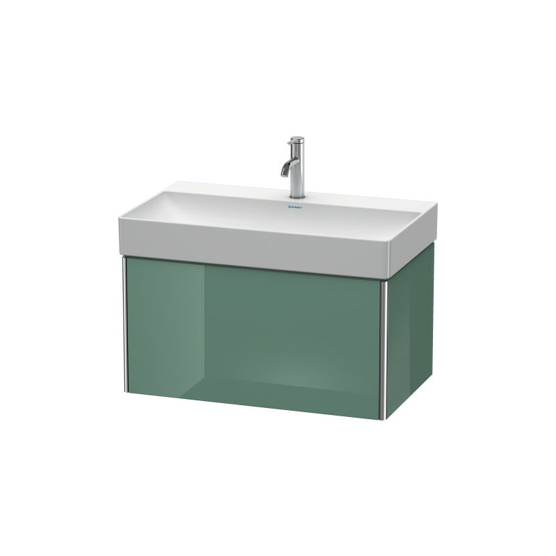 

Duravit XSquare Unidad de tocador de pared 78.4x46.0 cm,1 extraíble, para lavabo DuraSquare 235380, Color (frente/cuerpo): Decoración Basalto Mate