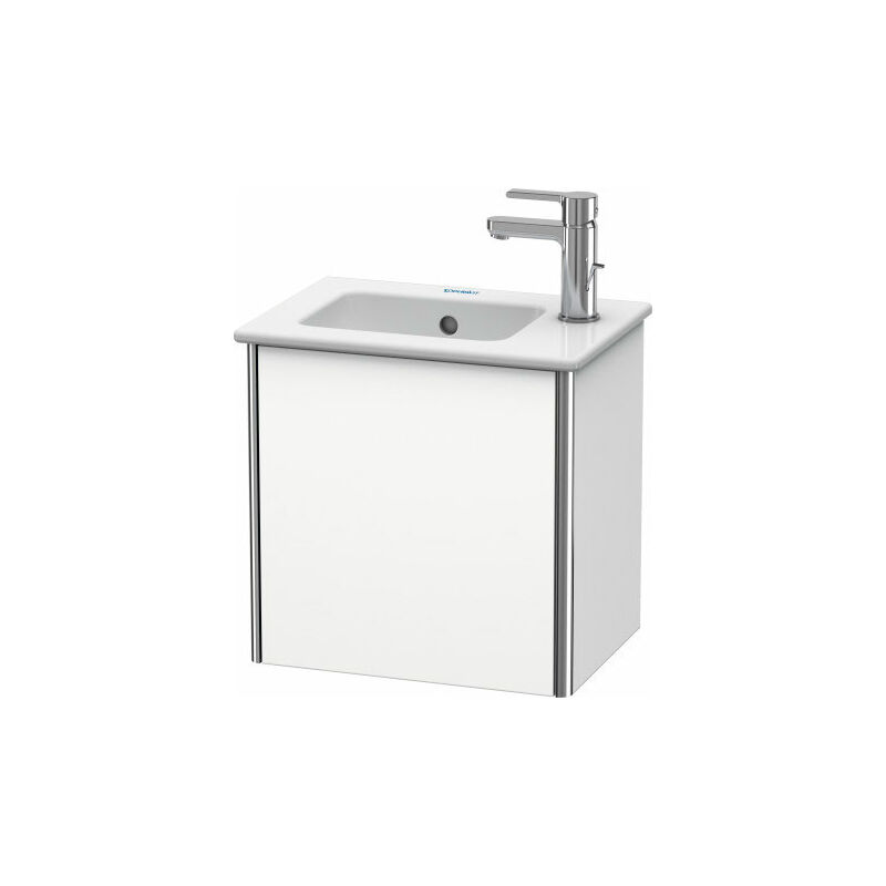 

Duravit XSquare Vanity unidad de pared 41,0 x 28,9 cm, 1 puerta, colgado a la izquierda, para lavabo ME por Starck 072343, Color (frente/cuerpo):