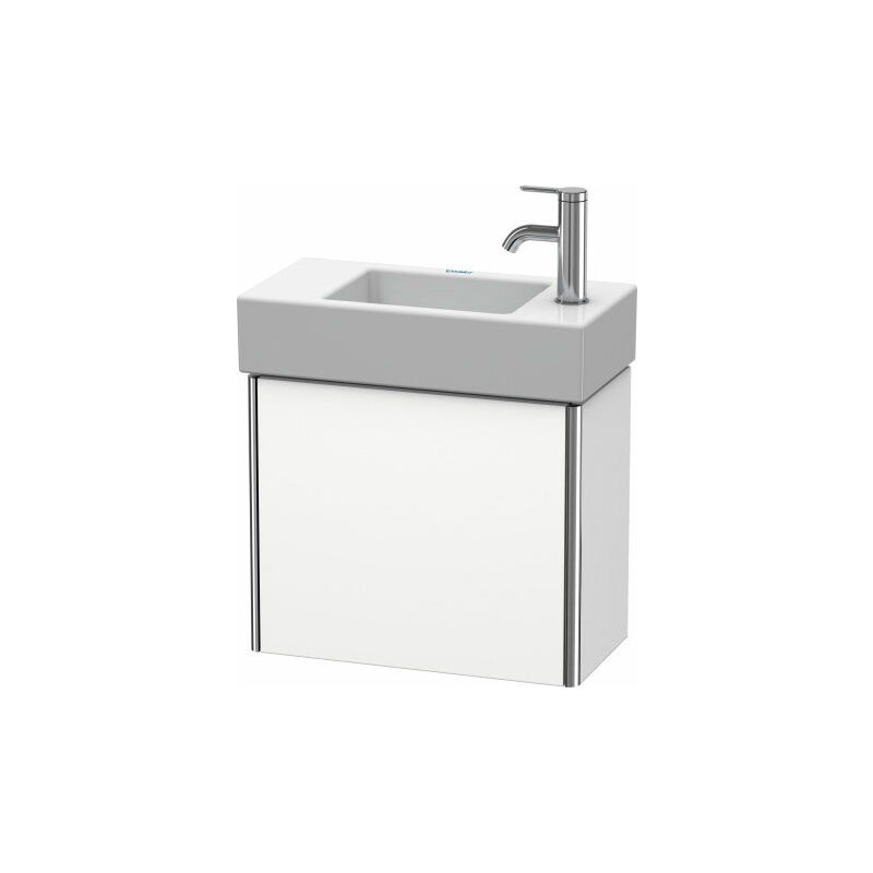 

Duravit XSquare Vanity unidad de pared 48.4x24.0 cm, 1 puerta, colgado a la izquierda, para el lavabo Vero Air 072450, Color (frente/cuerpo): Perla