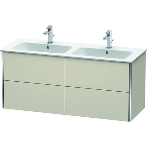 Duravit XSquare Vanity unit à suspension murale 128,0 x 47,8 cm,