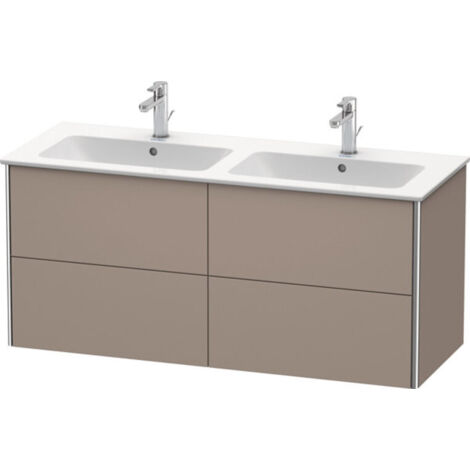 Duravit XSquare Vanity unit à suspension murale 128,0 x 47,8 cm,