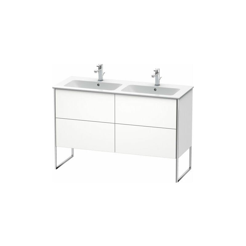 

Duravit XSquare Vanity unit standing 128.0 x 47.8 cm, 4 cajones, para lavabo ME de Starck 233613, Color (frente/cuerpo): Topo mate - XS444909191