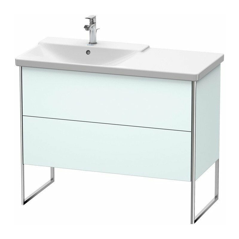 

Mueble bajo lavabo XSQUARE lavabo izquierdo 805x1010x473mm Azul claro mate