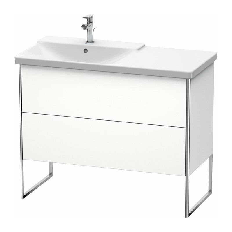 

Duravit - Mueble bajo lavabo XSQUARE lavabo izquierdo 805x1010x473mm blanco mate