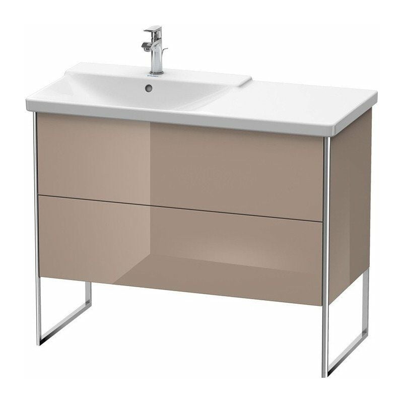 

Duravit - Mueble bajo lavabo XSQUARE lavabo izquierdo 805x1010x473mm alto brillo capuchino