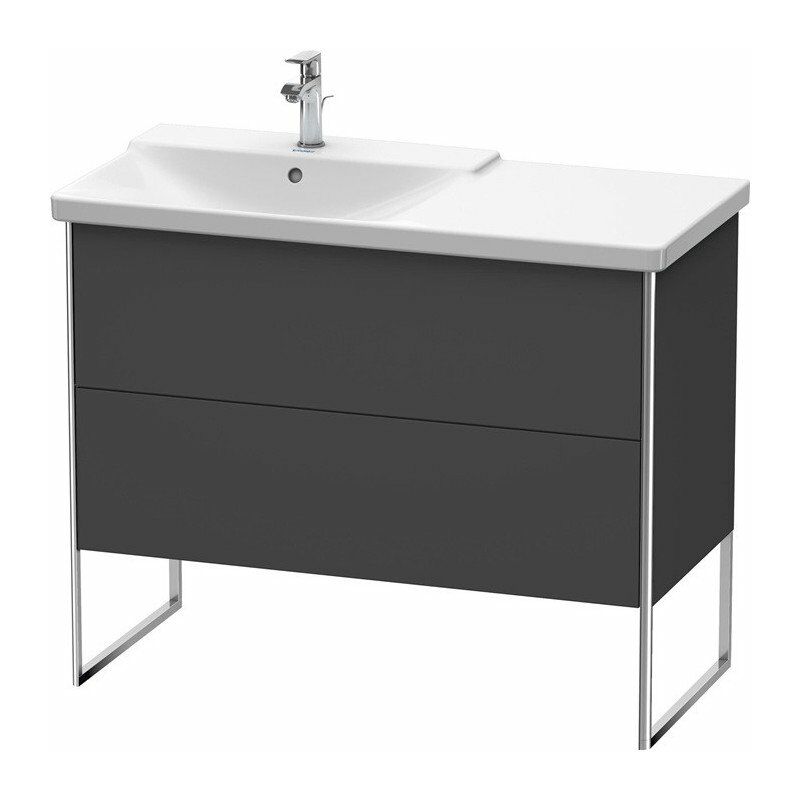 

Mueble bajo lavabo XSQUARE lavabo izquierdo 805x1010x473mm grafito mate