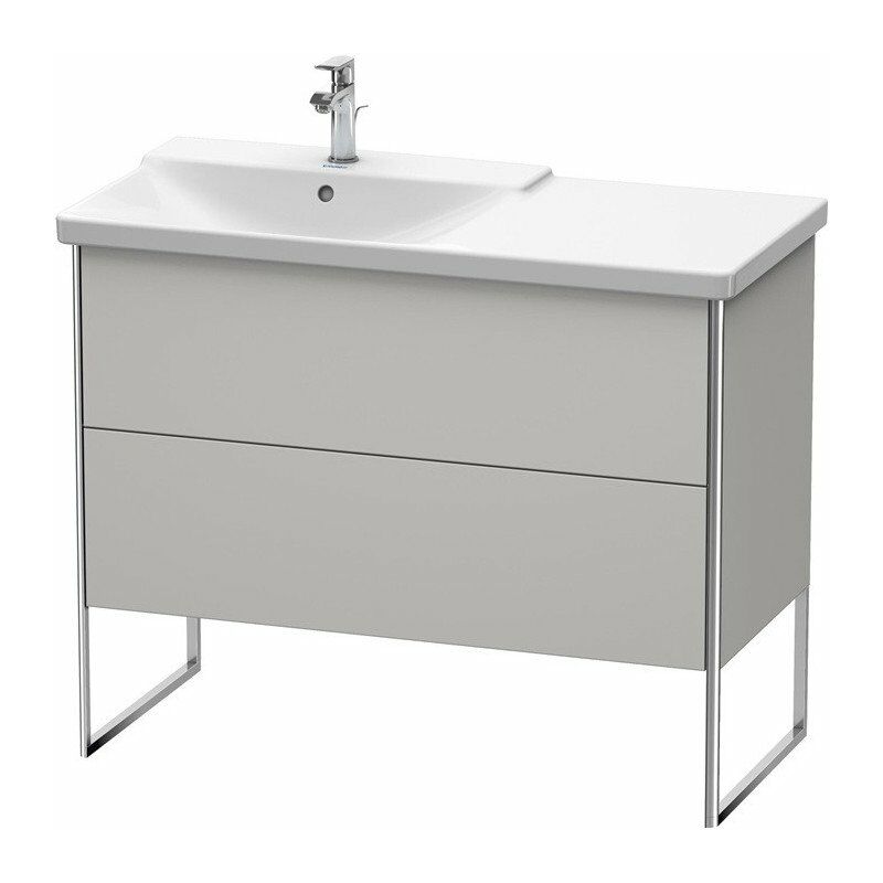 

Duravit - Mueble bajo lavabo XSQUARE lavabo izquierdo 805x1010x473mm hormigón