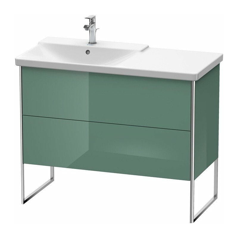 

Duravit - Mueble bajo lavabo XSQUARE lavabo izquierdo 805x1010x473mm jade