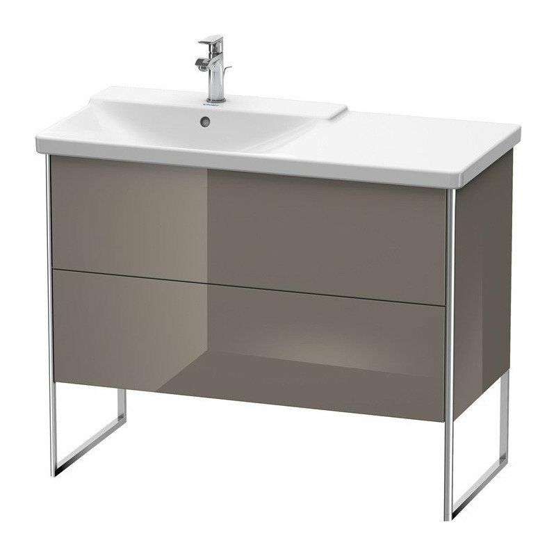 

Duravit - Mueble bajo lavabo XSQUARE lavabo izquierdo 805x1010x473mm franela gris brillo