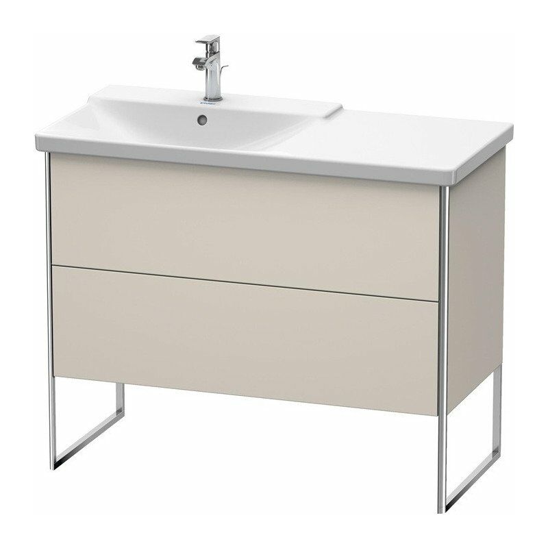 

Duravit - Mueble bajo lavabo XSQUARE lavabo izquierdo 805x1010x473mm taupe