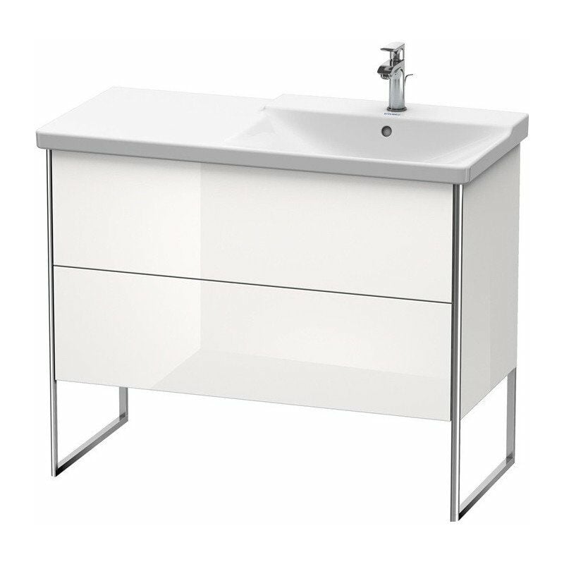 

Duravit - Mueble bajo lavabo XSQUARE lavabo recto 805x1010x473mm blanco satinado lila