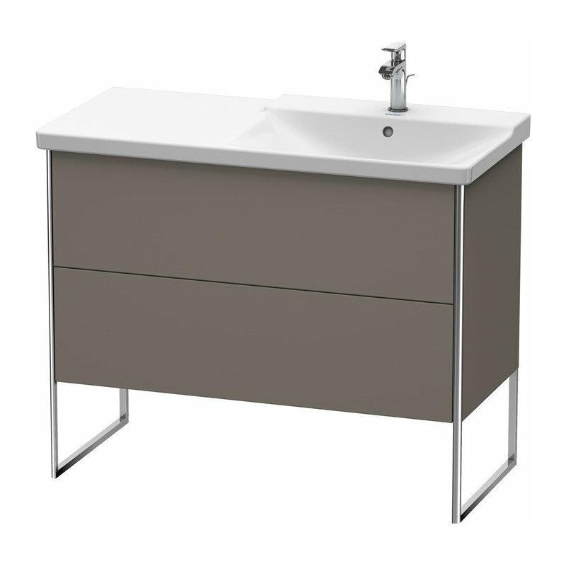 

Duravit - Mueble bajo lavabo XSQUARE lavabo recto 805x1010x473mm franela gris brillo