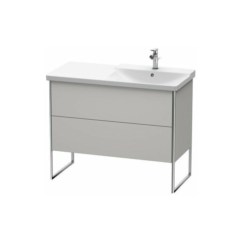 

Duravit - Mueble bajo lavabo XSQUARE lavabo recto 805x1010x473mm Berenjena satinada