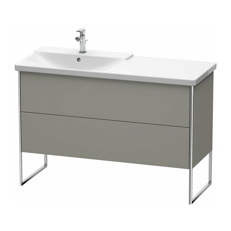 

Duravit - Mueble bajo lavabo XSQUARE lavabo izquierdo 805x1210x473mm steingr sdm