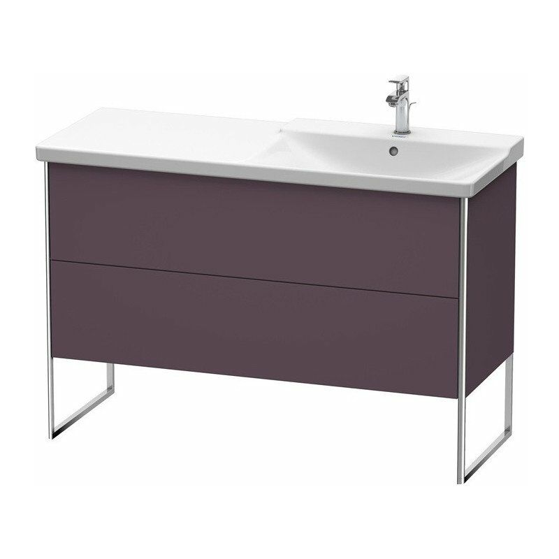 

Duravit - Mueble bajo lavabo XSQUARE lavabo recto 805x1210x473mm Berenjena satinada