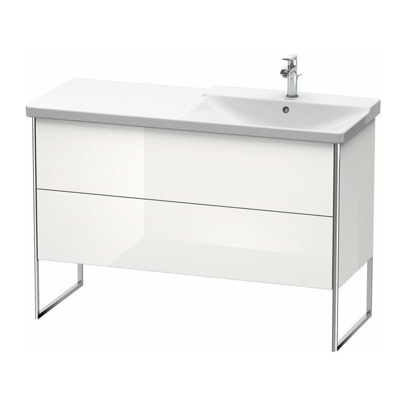 

Duravit - Mueble bajo lavabo XSQUARE lavabo recto 805x1210x473mm blanco semibrillante