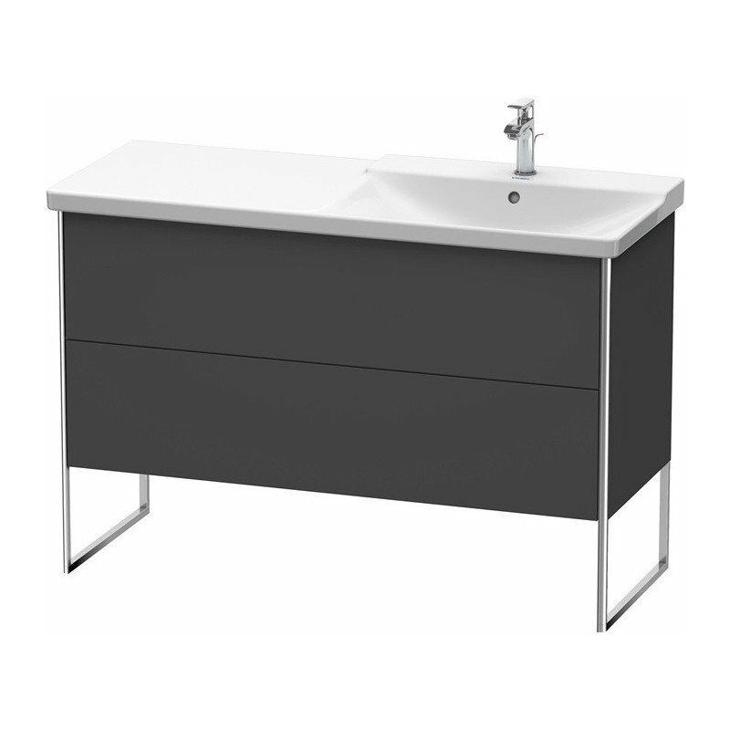 

Duravit - Mueble bajo lavabo XSQUARE lavabo recto 805x1210x473mm grafito mate