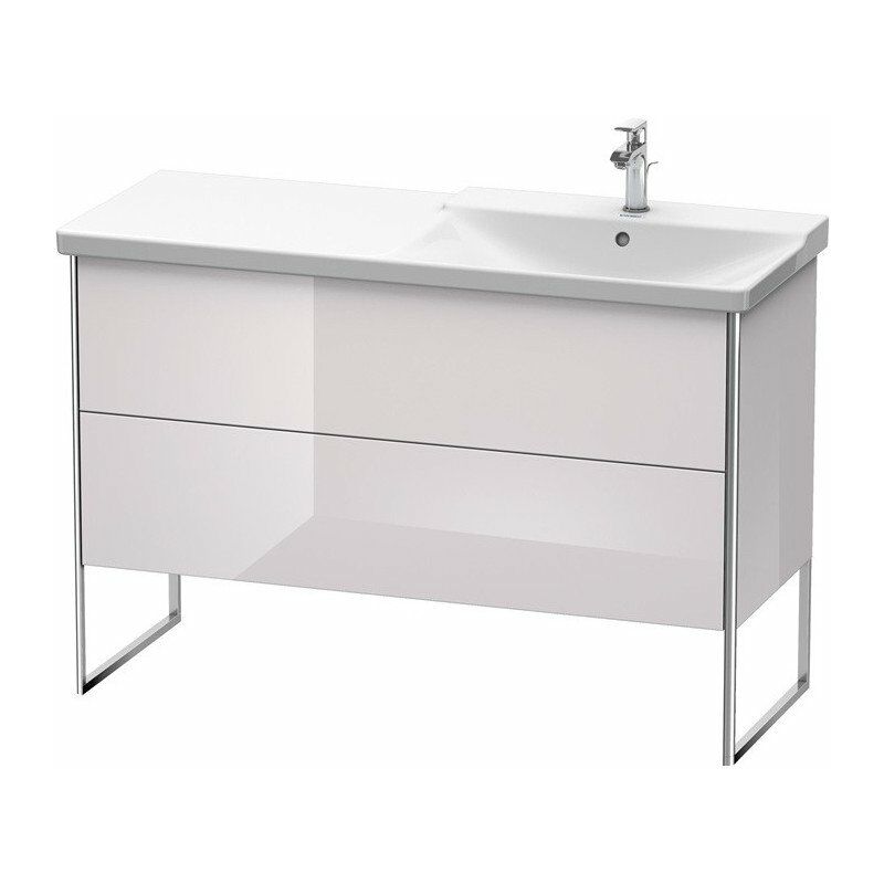 

Duravit - Mueble bajo lavabo XSQUARE lavabo recto 805x1210x473mm blanco lila brillo