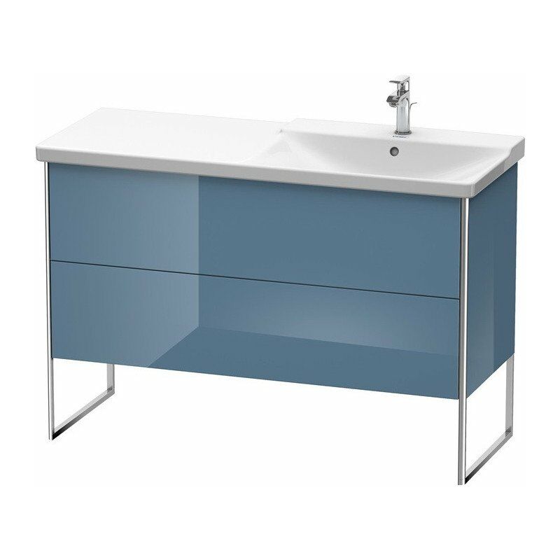 

Duravit - Mueble bajo lavabo XSQUARE lavabo recto 805x1210x473mm azul piedra brillante