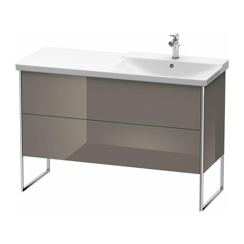 

Duravit - Mueble bajo lavabo XSQUARE lavabo recto 805x1210x473mm franela gris brillo