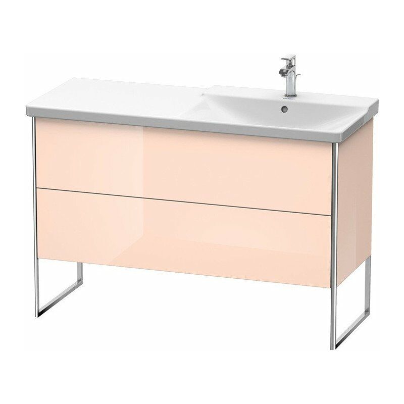 

Duravit - Mueble bajo lavabo XSQUARE lavabo recto 805x1210x473mm perla albaricoque alto brillo