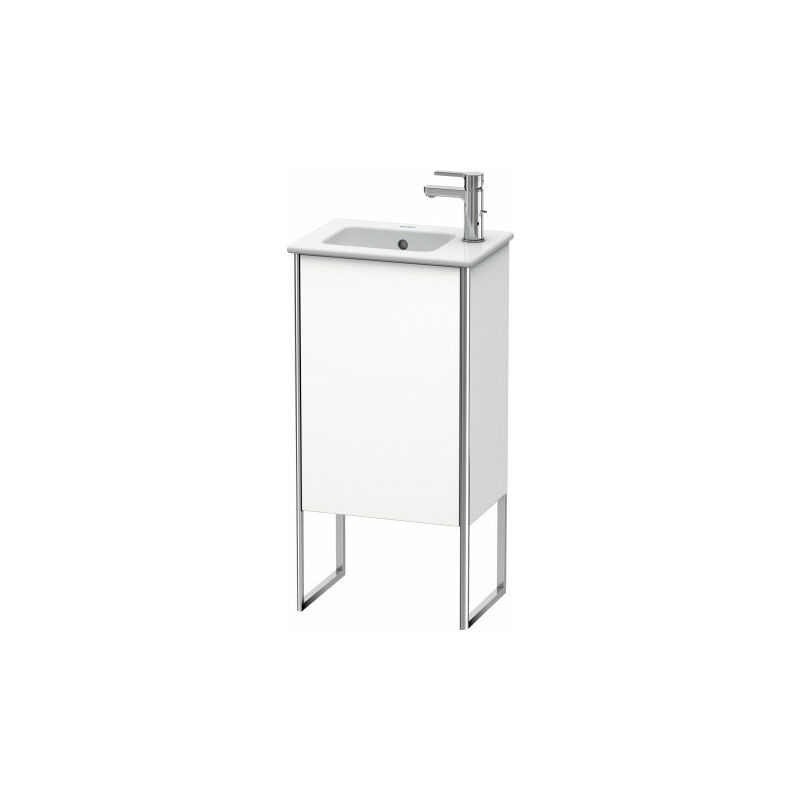 

Duravit XSquare Vanity unit vertical 41.0 x 28.9 cm, 1 puerta, colgado a la derecha, 1 estante de vidrio, para lavabo ME de Starck 072343, Color