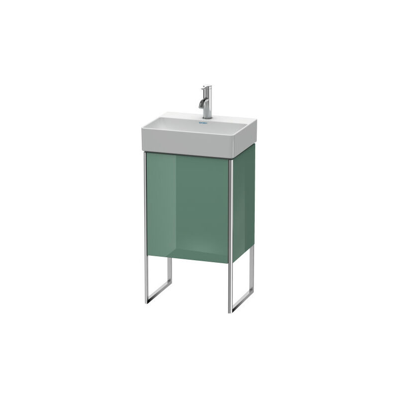 

Duravit XSquare Vanity unit vertical 43.4 x 34.0 cm,1 puerta, colgado a la izquierda, 1 estante de vidrio, para el lavabo DuraSquare 073245, Color