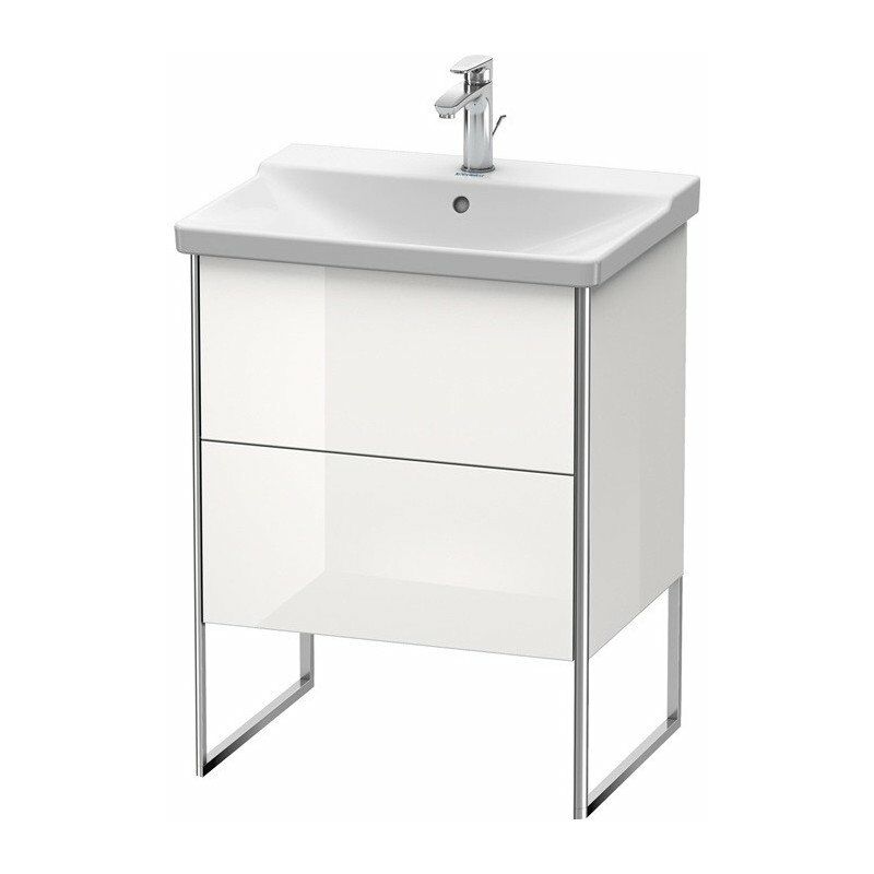 

Duravit - Mueble bajo lavabo XSQUARE 805x610x473mm blanco brillo falta