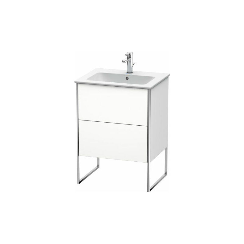 

Duravit XSquare Vanity unit vertical 61.0 x 47.8 cm, 2 cajones, para lavabo ME de Starck 233663, Color (frente/cuerpo): Azul claro mate - XS444500909