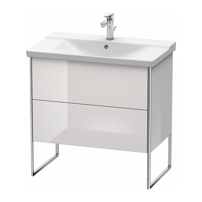 

Duravit - Mueble bajo lavabo XSQUARE 805x810x473mm blanco lila brillante