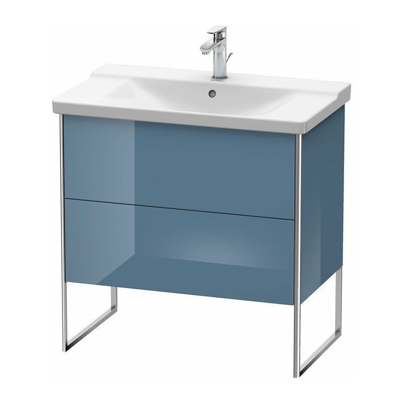 

Duravit - Mueble bajo lavabo XSQUARE 805x810x473mm azul piedra brillante