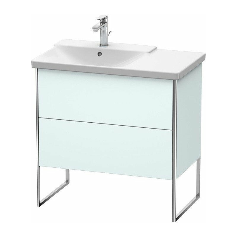 

Duravit - Mueble bajo lavabo XSQUARE lavabo izquierdo 805x810x473mm Azul claro mate